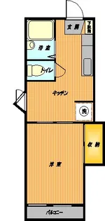 シャルムK【2階】の間取り