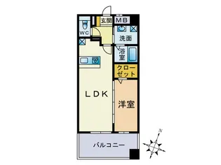 Casa Ferio(カーサフェリオ)【2階】の間取り