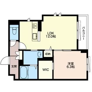 ボワビエント【2階】の間取り