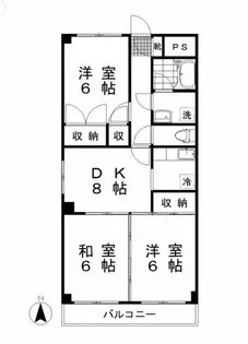 YSビル島田【3階】の間取り