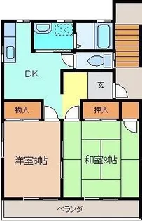 メゾン花月【2階】の間取り