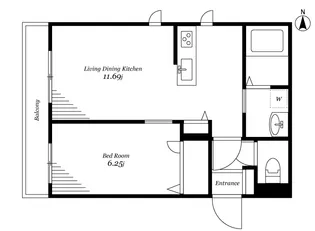 ローレルイーストガーデン【3階】の間取り