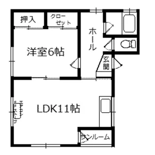 メゾンジュネス【2階】の間取り