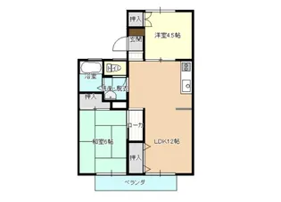 アパートメントハウス【1階】の間取り