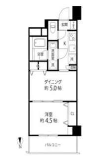 Duo Stage白金高輪 デュオステージ白金高輪【3階】の間取り