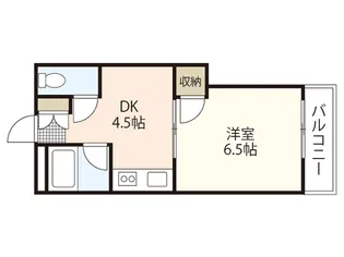 リヴァーコート可部南【1階】の間取り