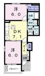 セレッソ【1階】の間取り