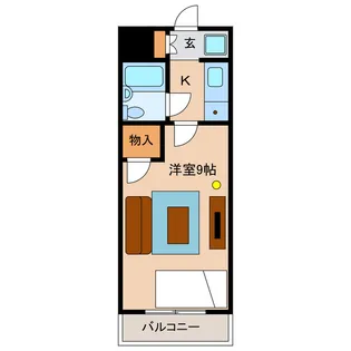 金吉ハイツ【1階】の間取り