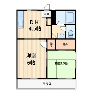 チェリーハイツ【2階】の間取り