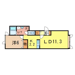 アルテミス【1階】の間取り