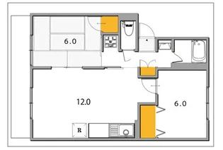 岡山県岡山市中区東川原【アパート】の間取り