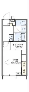 レオパレス平針黒石【1階】の間取り