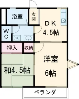 SAKYO21 大坪町【2階】の間取り