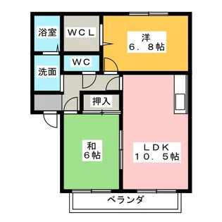 グランドゥールA【1階】の間取り