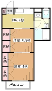 エスポワールM&Y【2階】の間取り