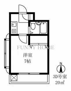 ラポア杉本【3階】の間取り
