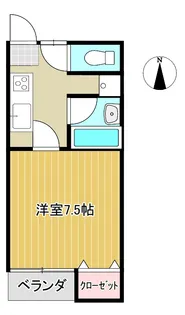 長野県上田市大屋【アパート】の間取り