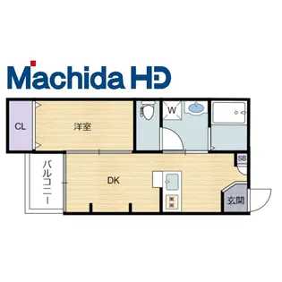 エヌエムキャトフヴァントゥレーズノース【3階】の間取り