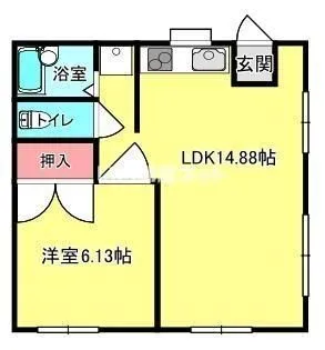 Uハウス【1階】の間取り