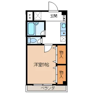 1Kの間取り画像