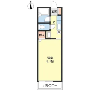 αNEXT松ヶ丘A棟【1階】の間取り