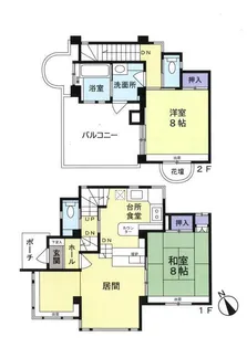 静岡県伊東市八幡野【一戸建】の間取り