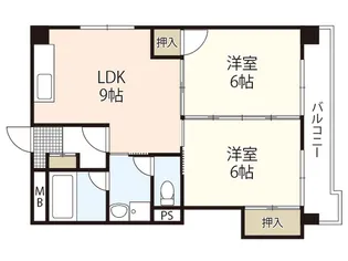 ふじマンション【3階】の間取り