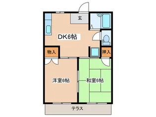 コ-ト中野【1階】の間取り
