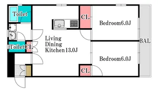オノフラッツ【3階】の間取り