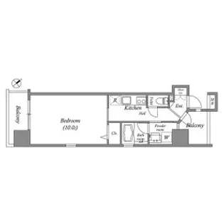 愛知県名古屋市中区千代田3【マンション】の間取り
