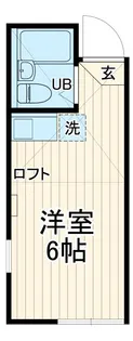 ユナイト六浦フォンダンショコラ【1階】の間取り