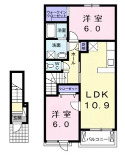 メゾン ドゥ メルチェ【2階】の間取り