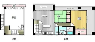 東京都北区東十条4【一戸建】の間取り