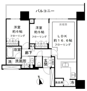 東京都江戸川区南小岩6【マンション】の間取り
