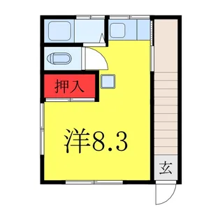 永石ハウス【2階】の間取り