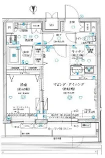 東京都新宿区矢来町【マンション】の間取り
