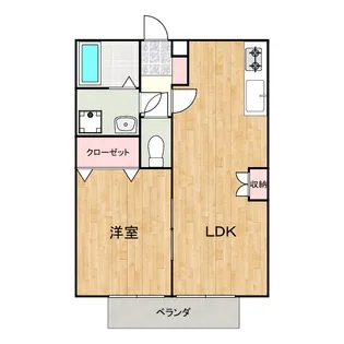 パンプキン【2階】の間取り