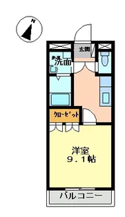 ヴィルコート【1階】の間取り
