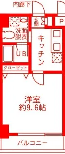 アマリス中原【5階】の間取り