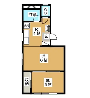 ジュネス西麻布【3階】の間取り