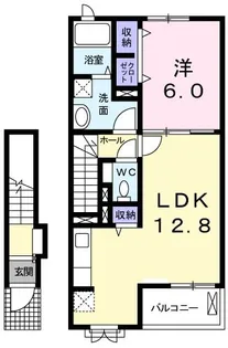 茨城県つくば市高見原2【アパート】の間取り