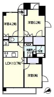 東京都北区東十条3【マンション】の間取り