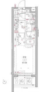 クレイシアIDZ祐天寺II【1階】の間取り