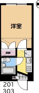 ジョイパレス平塚【2階】の間取り