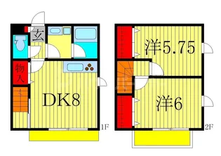 千葉県柏市塚崎【一戸建】の間取り