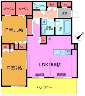 MGrise【3階】の間取り