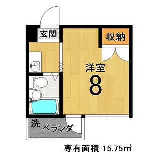 メゾン・フレンド【3階】の間取り