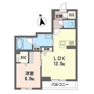 シャトン【1階】の間取り