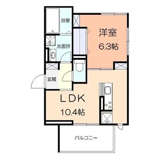 プランドールタナカ【2階】の間取り