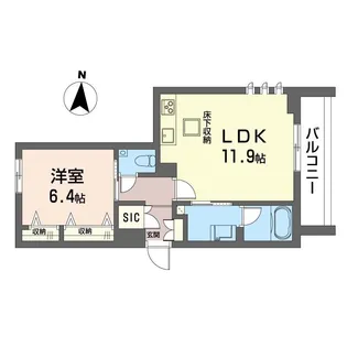 ステラ南斗【1階】の間取り